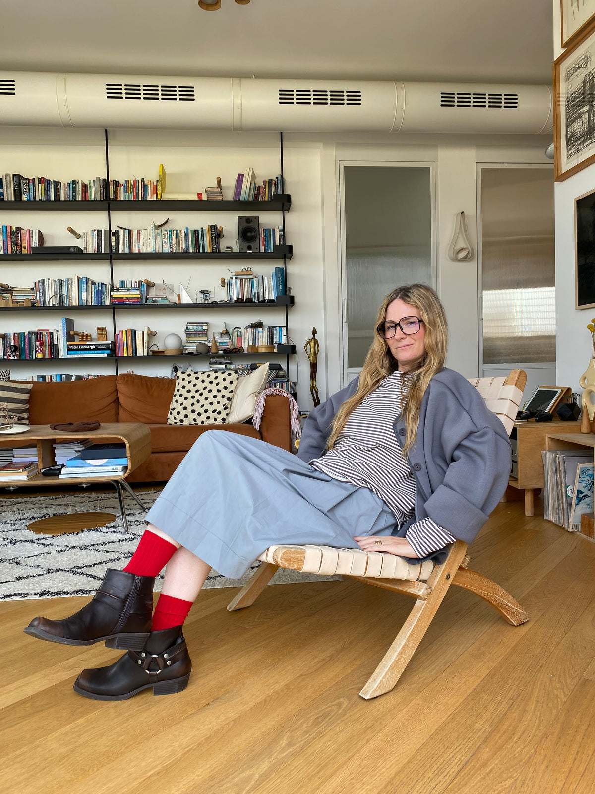 קרדיגן אפור