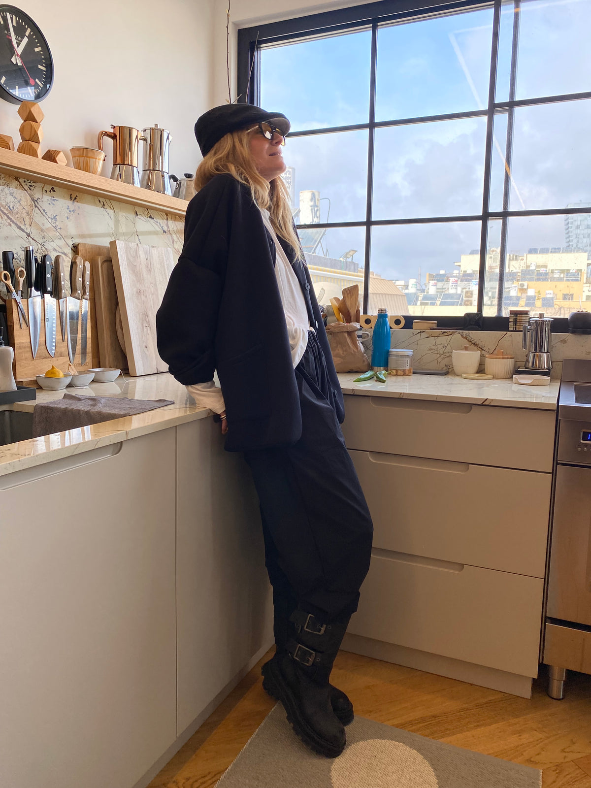 קרדיגן שחור