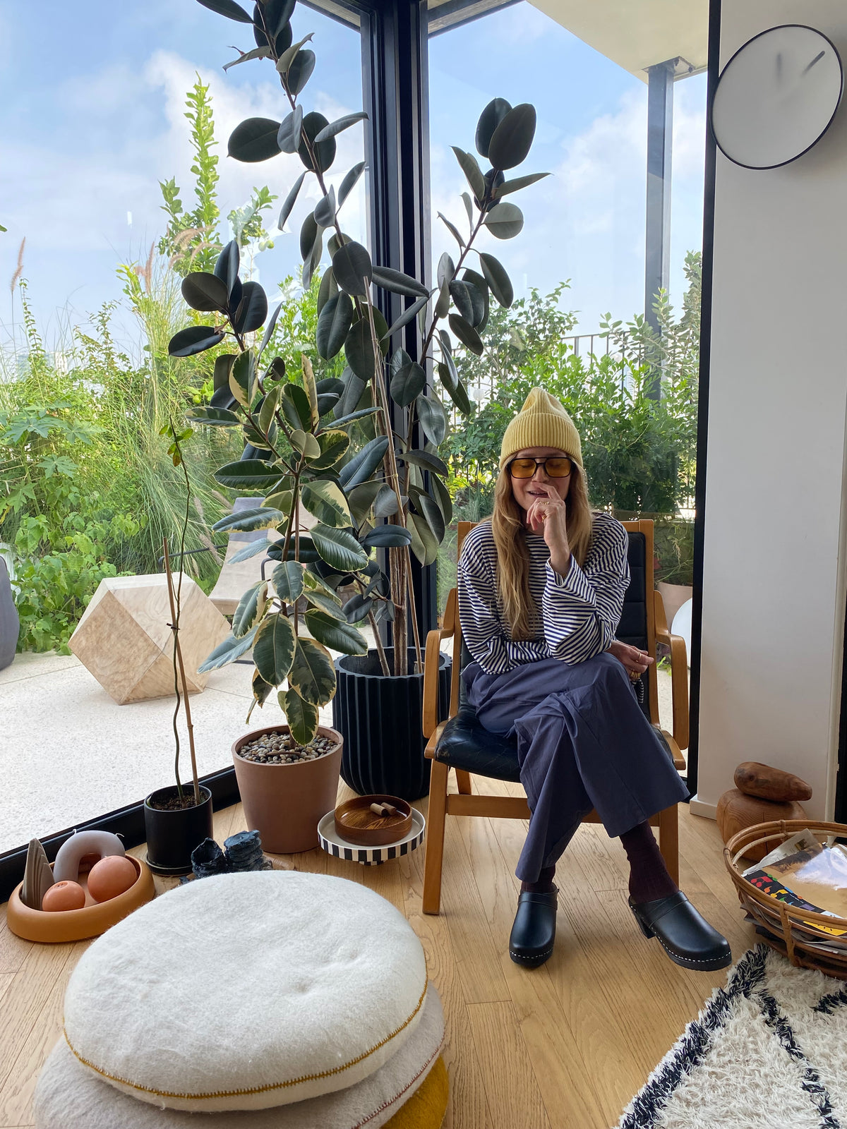 מכנסיי אסיה - כחולים