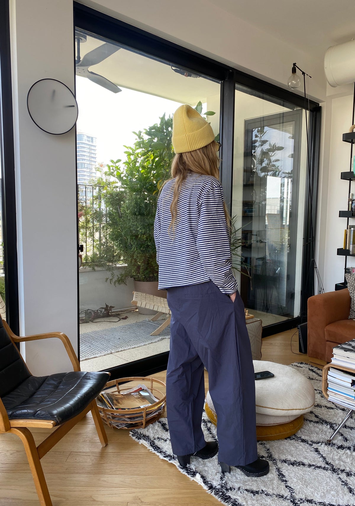 חולצת פסים - כחול לבן