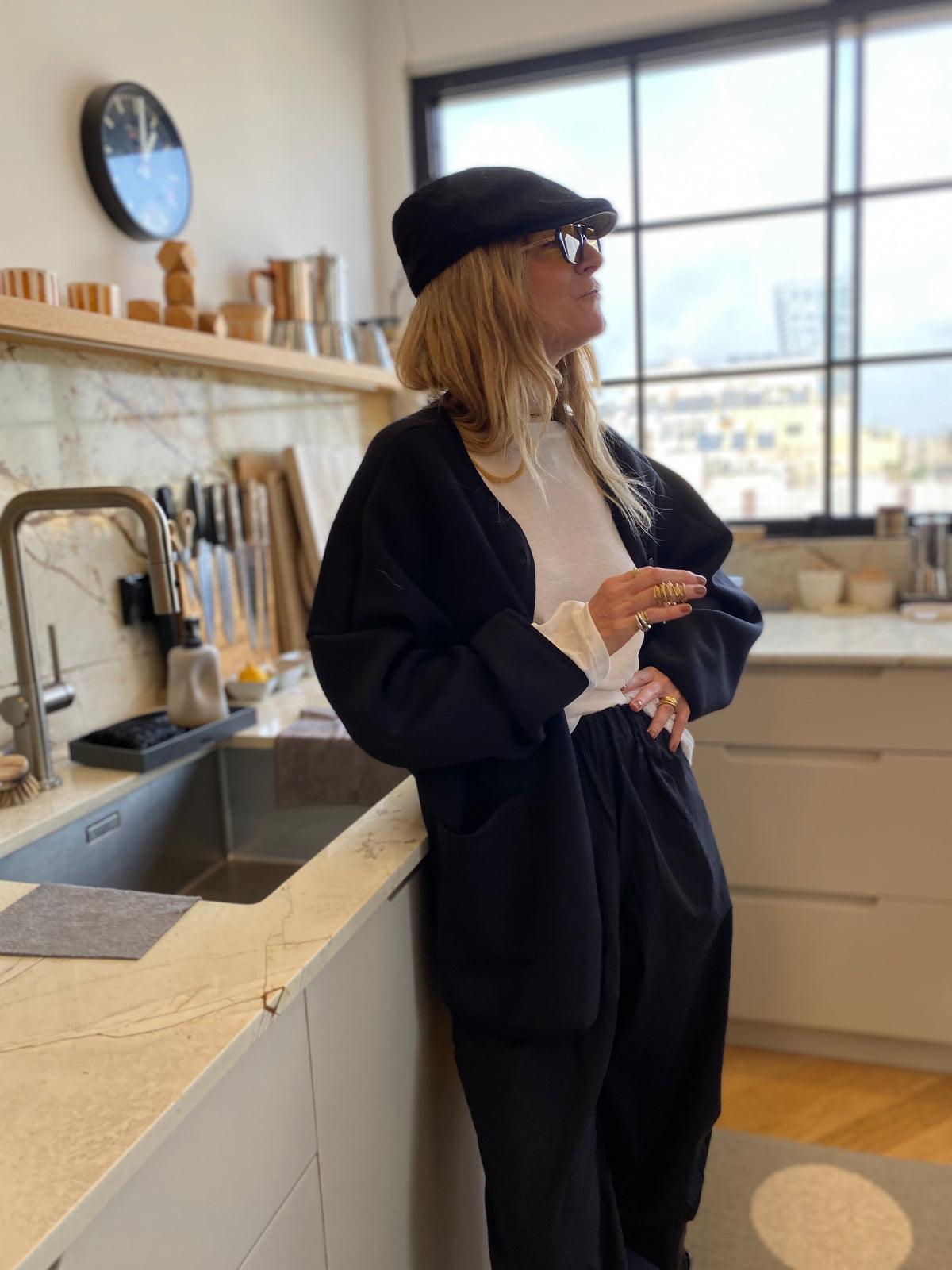 קרדיגן שחור