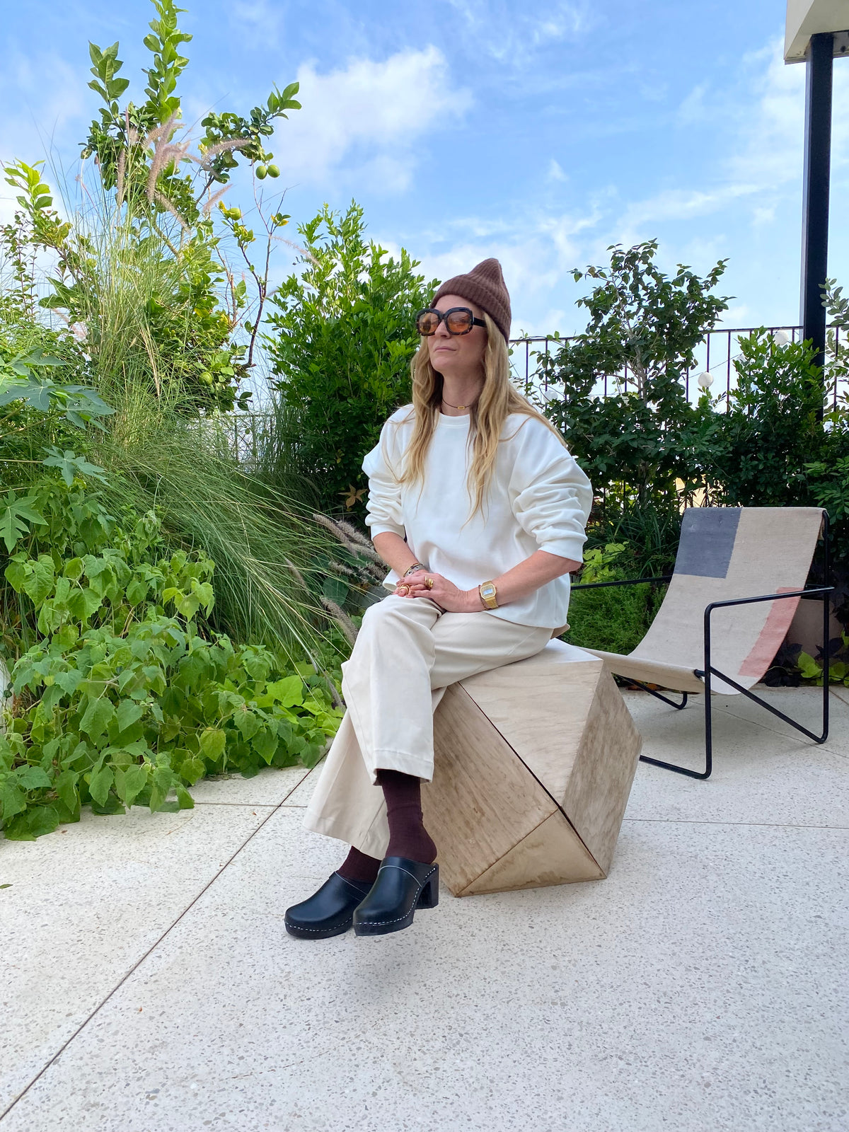 סווטשרט גדול -  שמנת