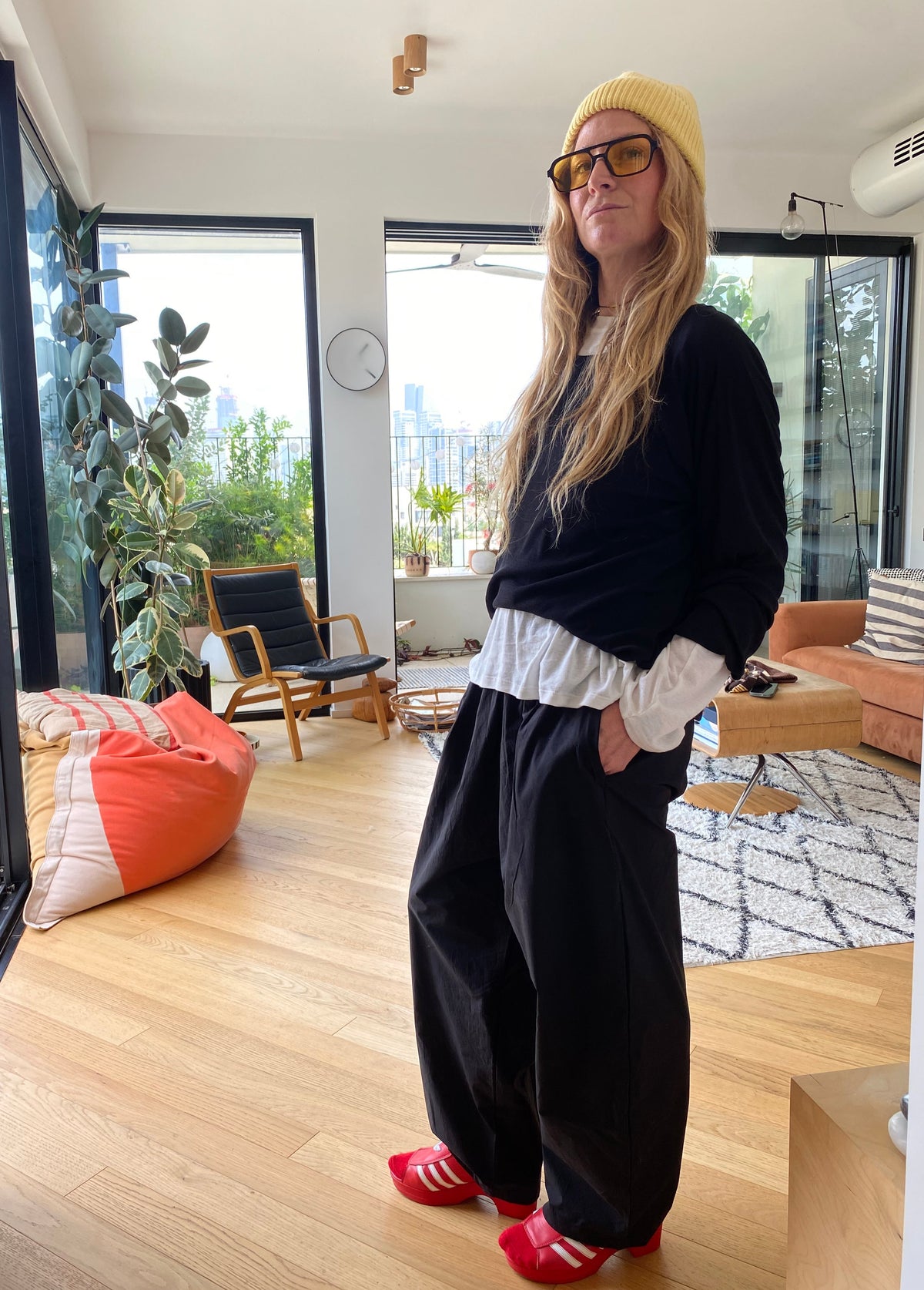 מכנסיי אסיה - שחורים