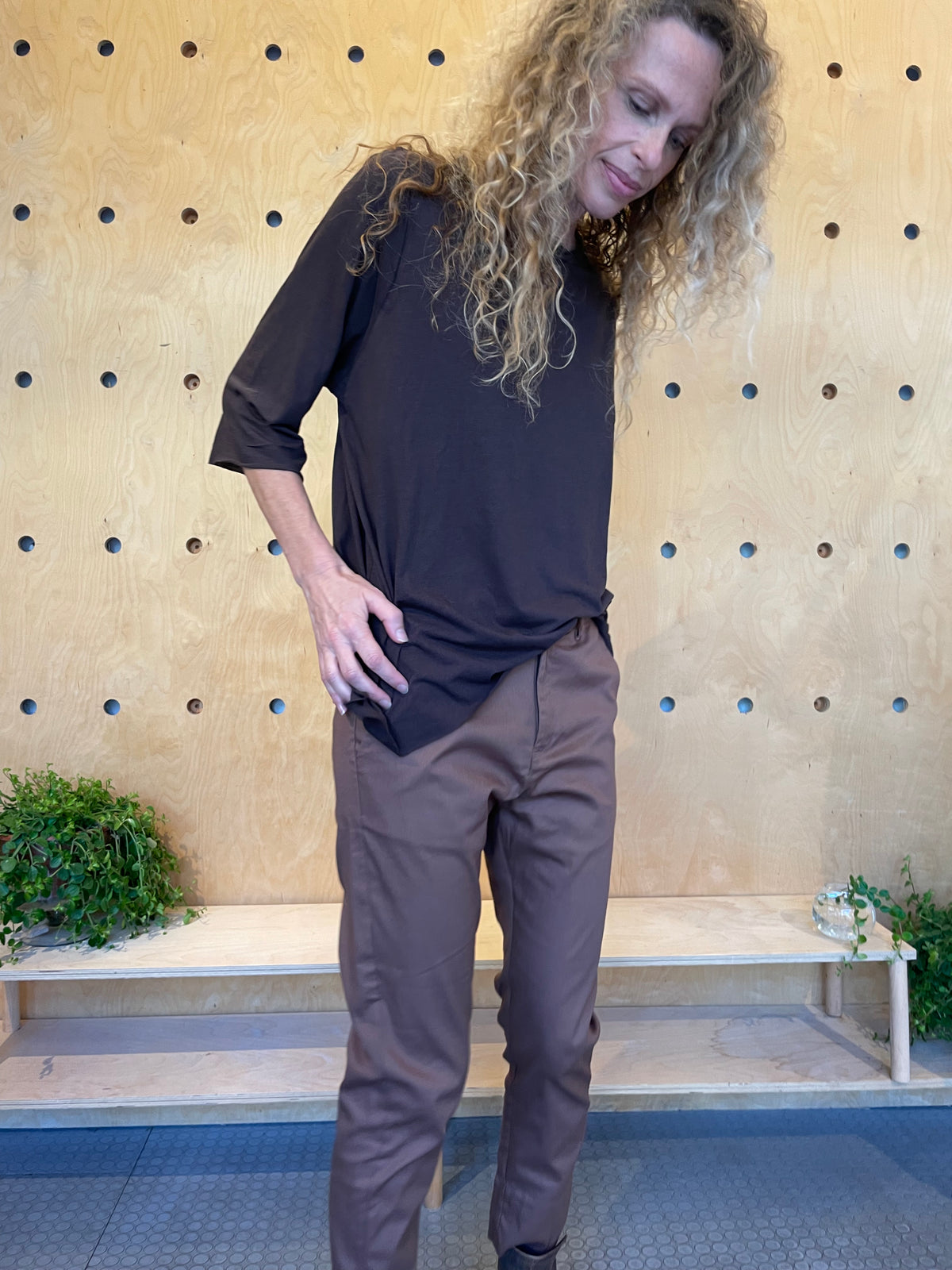 Tailored Trousers - Brown